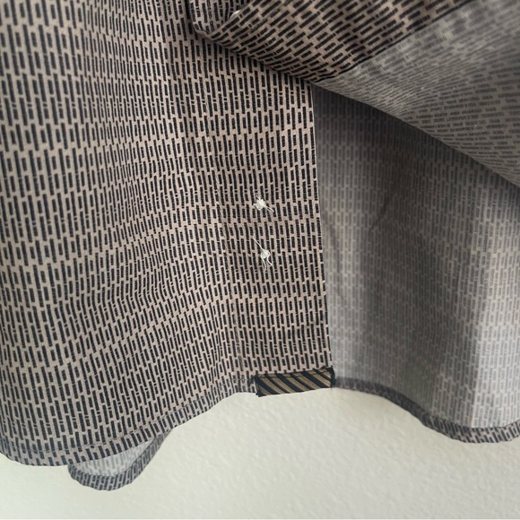 Billy Reid Pattern Button Down Long Sleeve Front Pocket Shirt - Picture 6 of 6